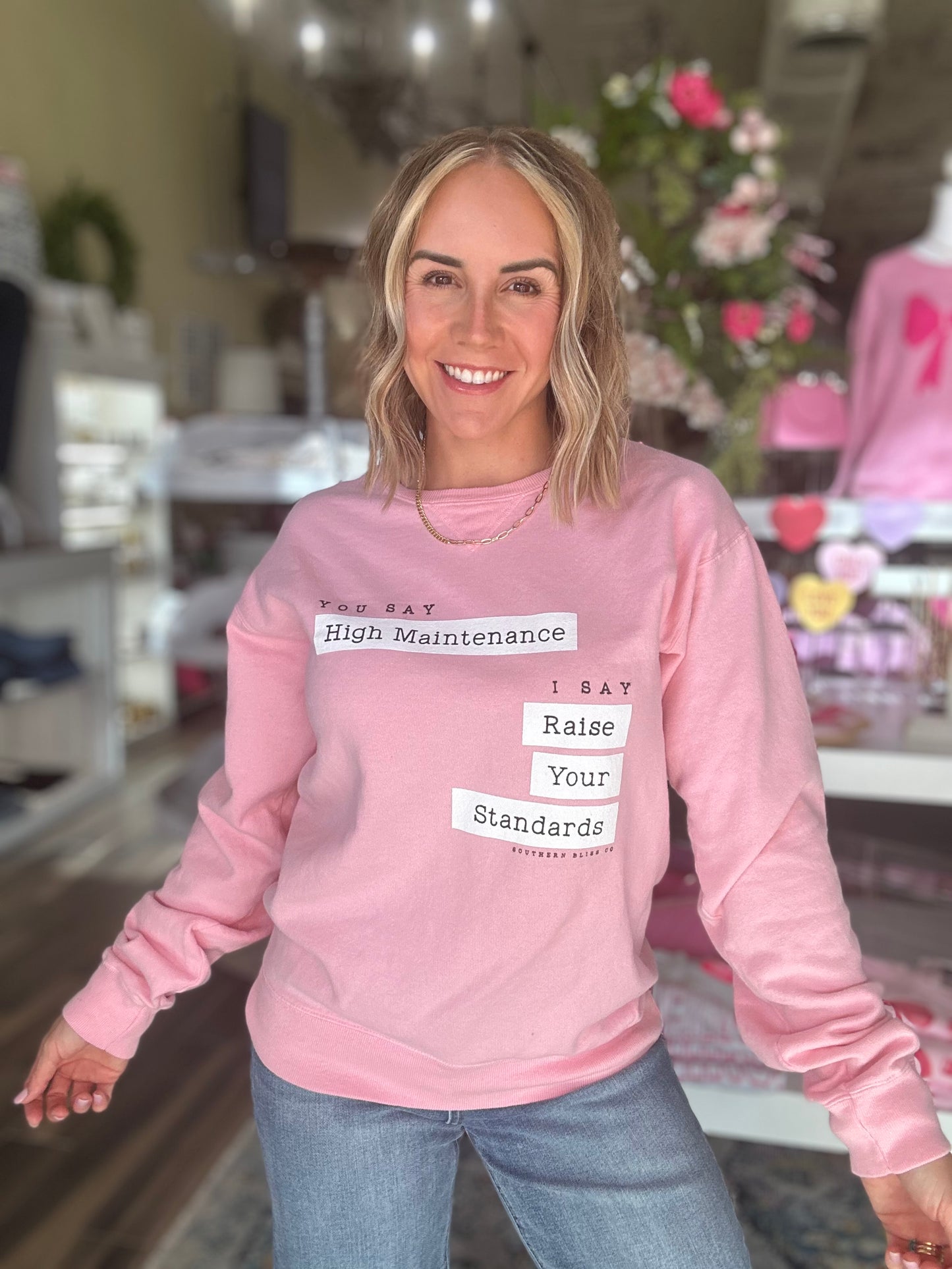 NEW! Raise Your Standards Sweatshirt