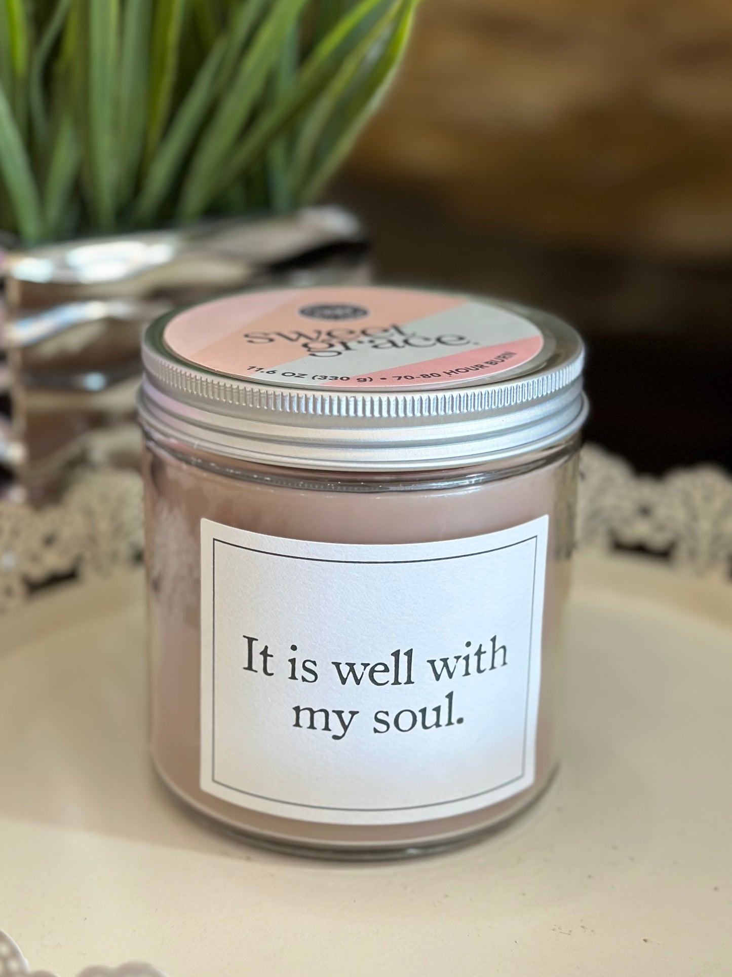 Sweet Grace Candle The Faith Collection