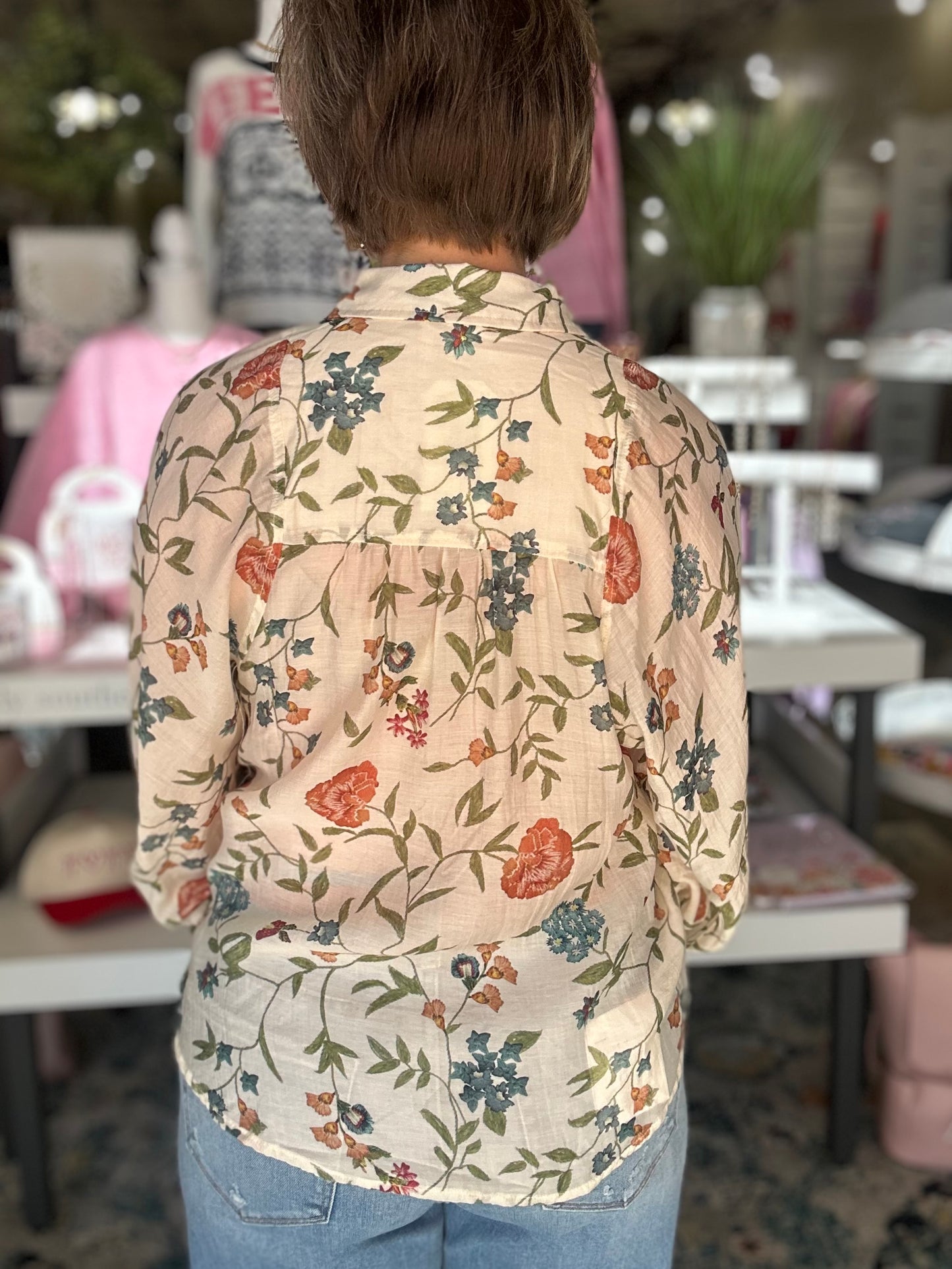 Park Avenue Floral Top