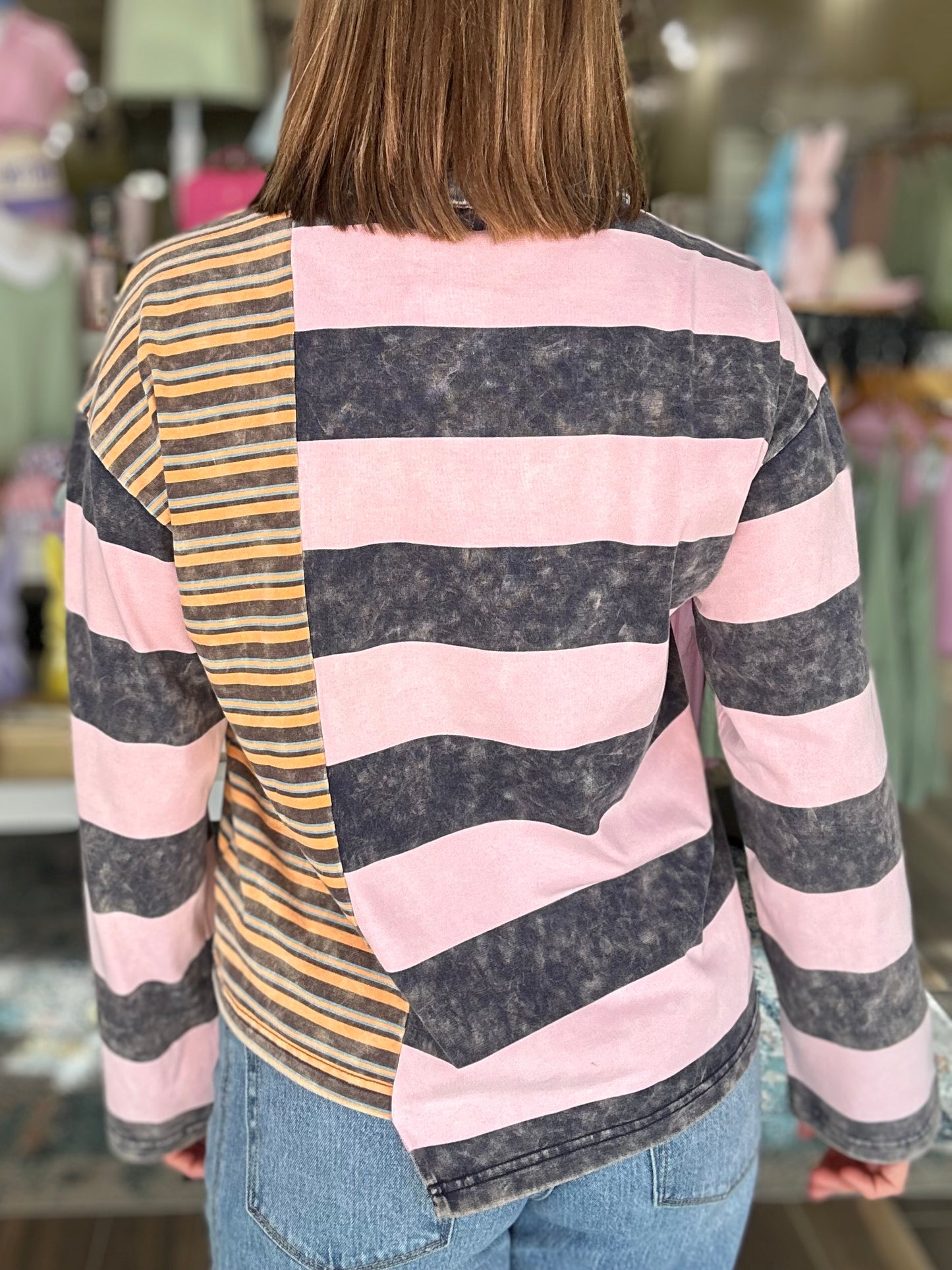 Mix It up Striped Top