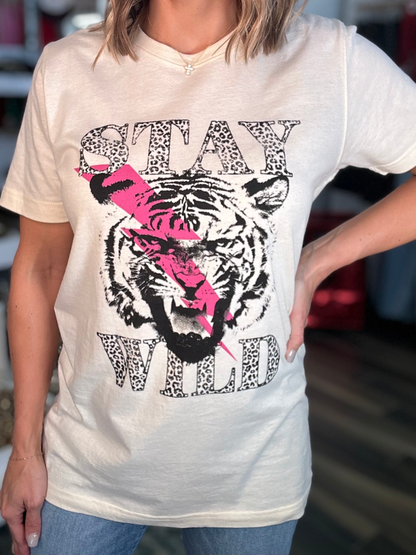 Stay Wild Tiger Graphic Tee