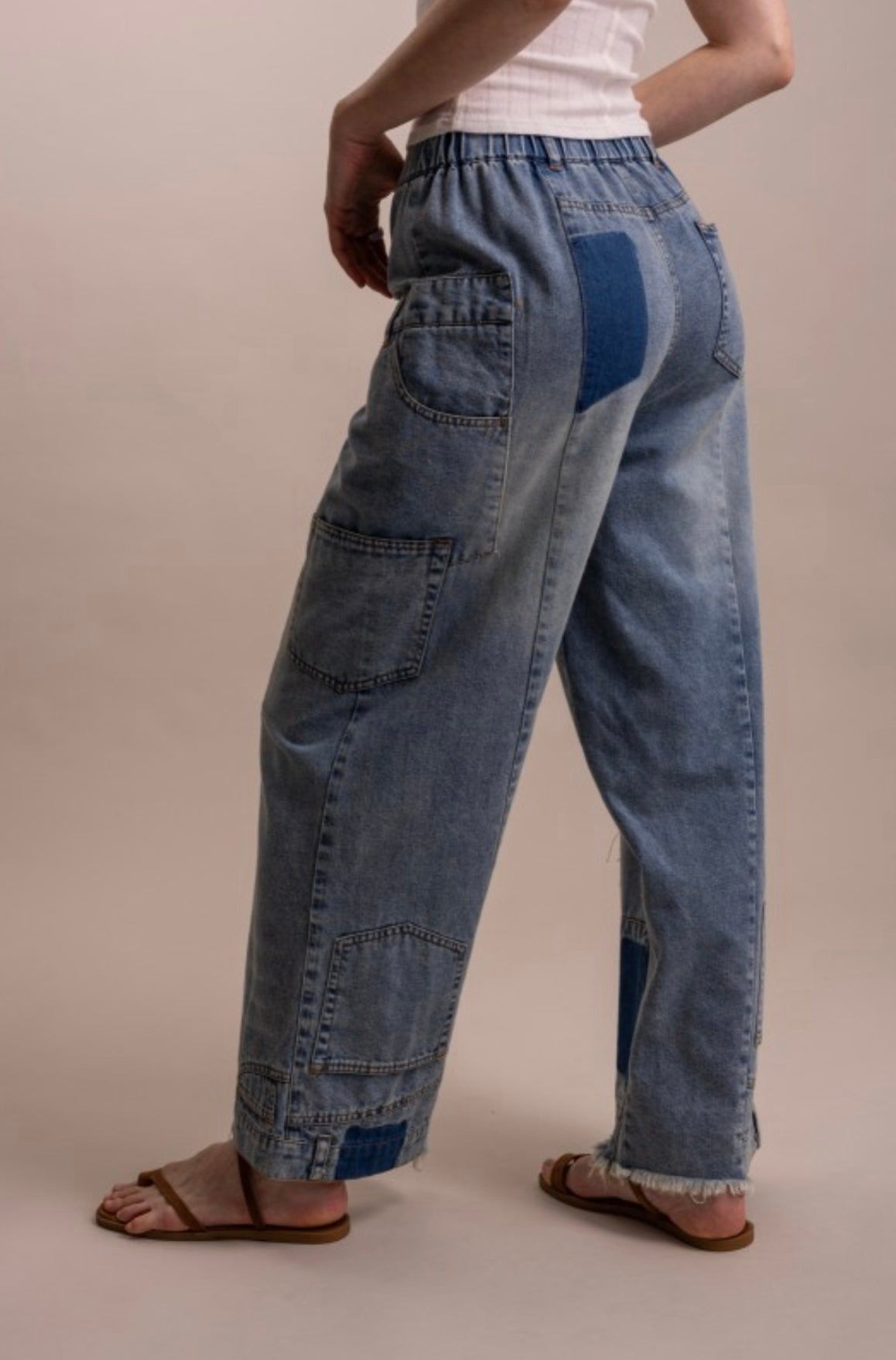 Upcycled Inspired Denim Pants