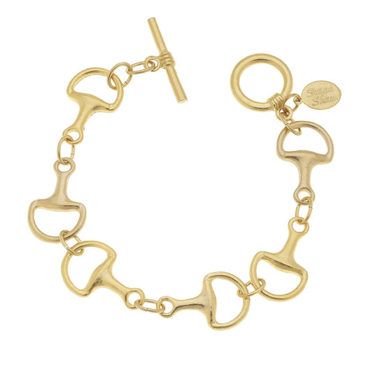 Susan Shaw Horse Bit Toggle Bracelet