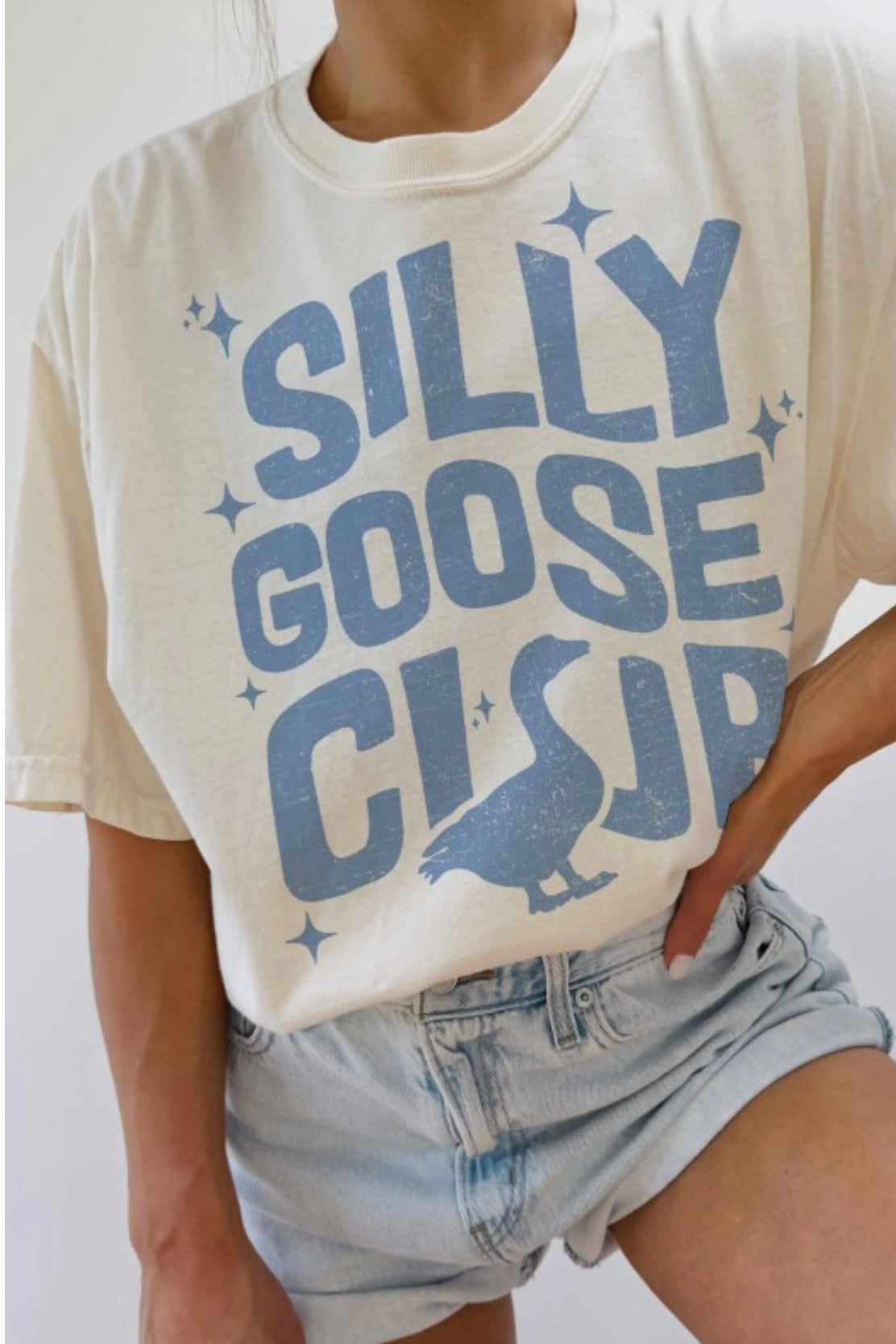 Silly Goose Club Oversized Tee