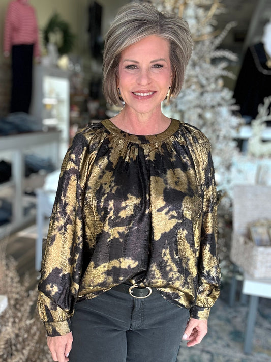 NEW! Metallic Madness Top