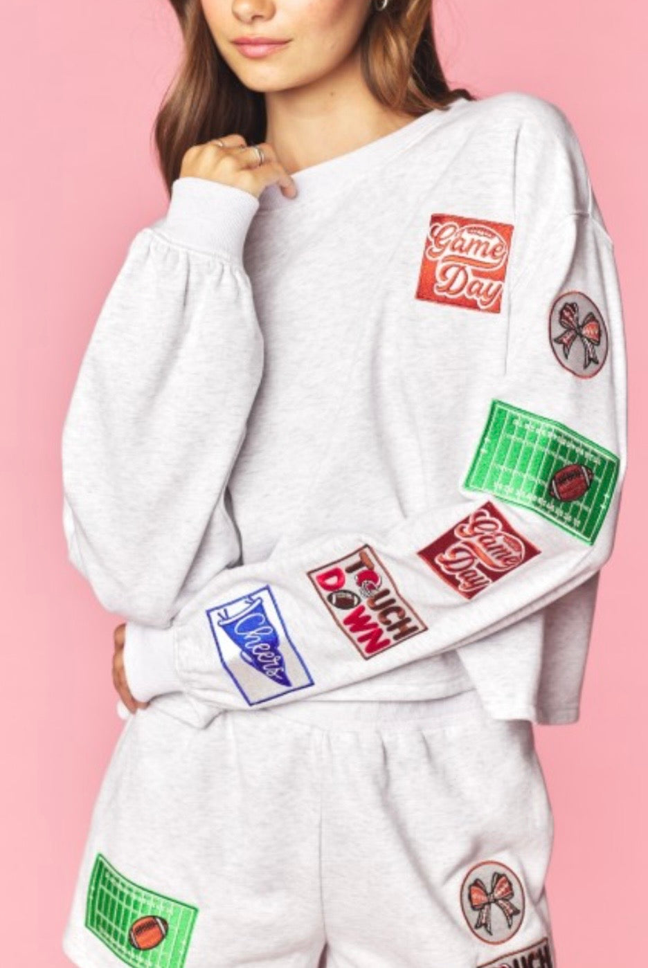 Ready For Game Day Shorts Set