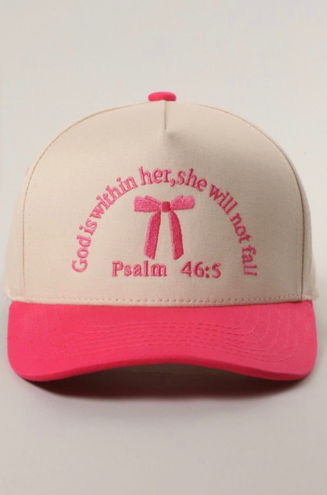 Psalm 46:5 Ribbon Trucker Cap