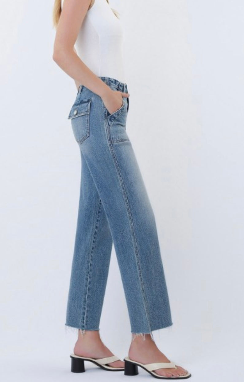 Aileeah Patch Pocket Jean by Vervet