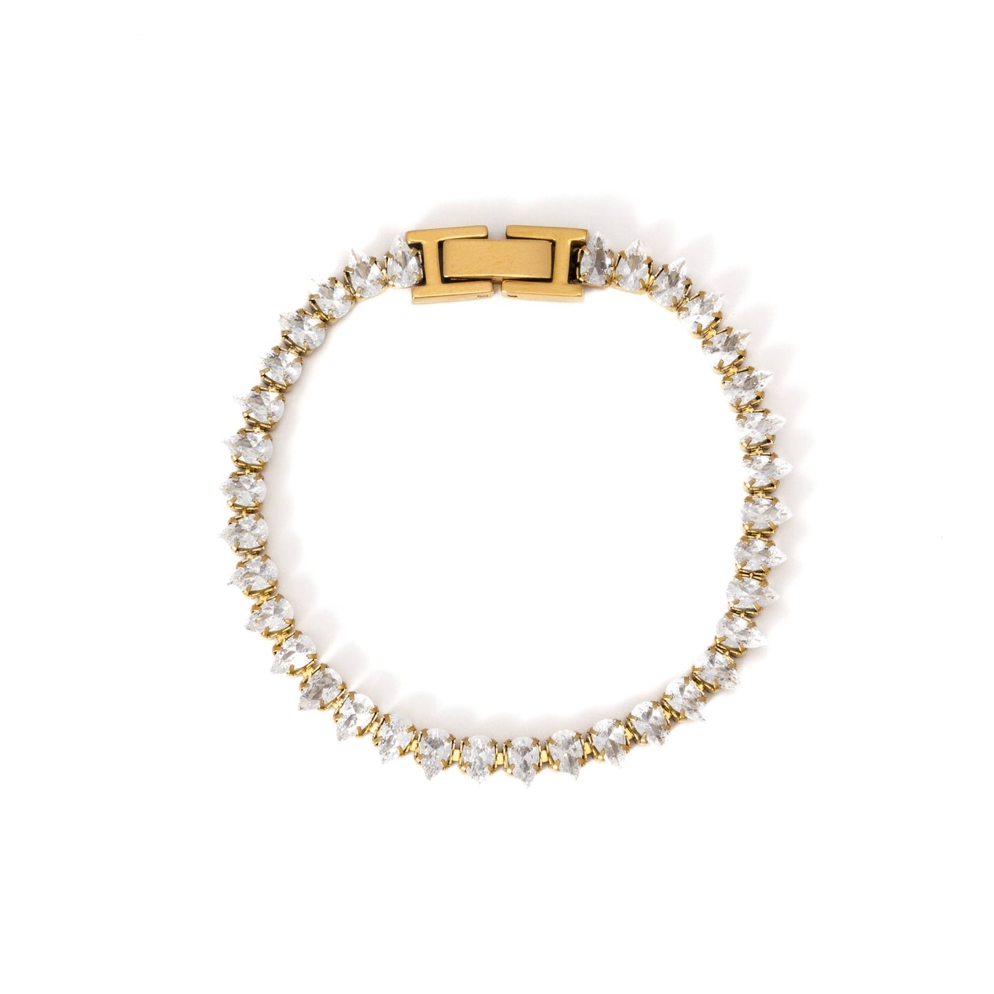 Brenda Grands Waterproof Teardrop Tennis Bracelet