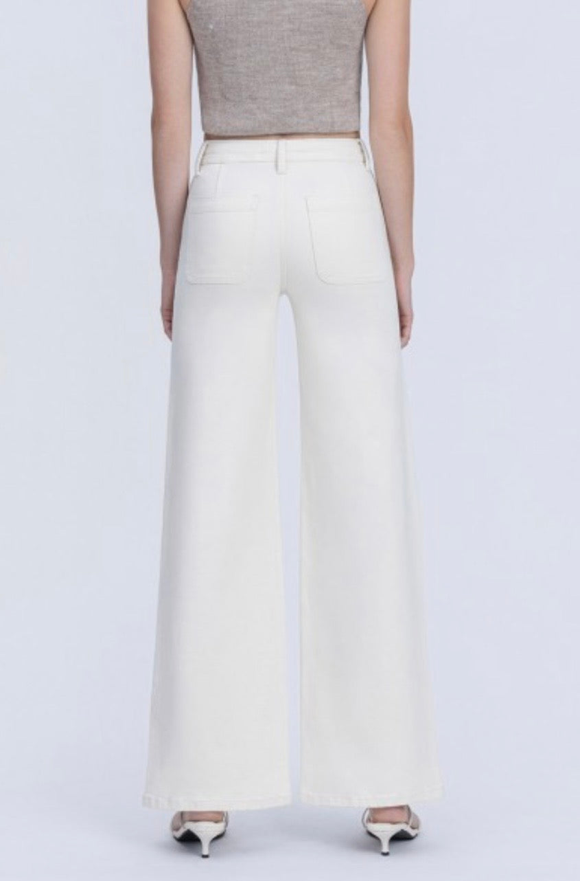 Olivia Natural Drawstring Jean by Vervet