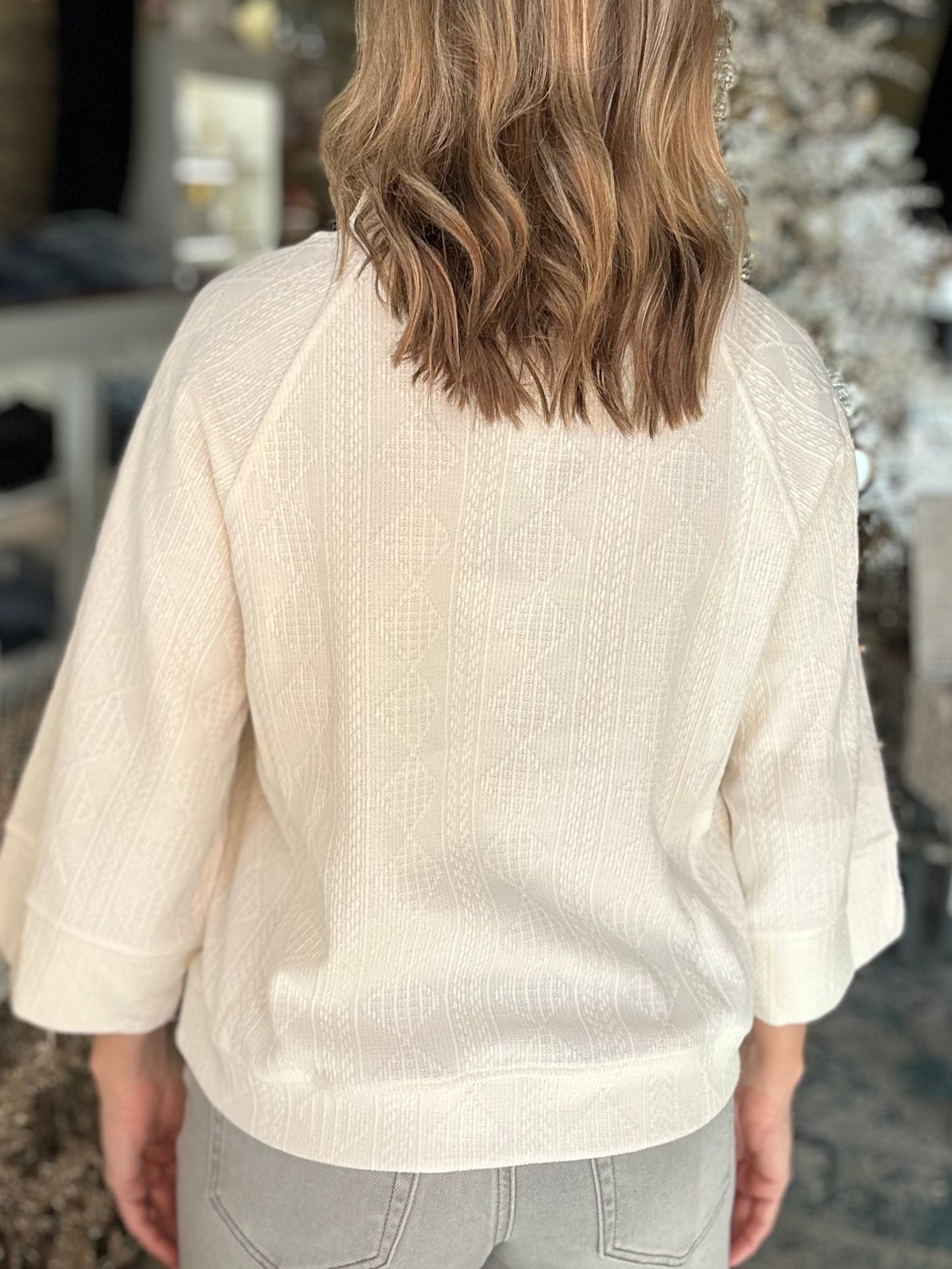 NEW! Time For Texture Top in Cream