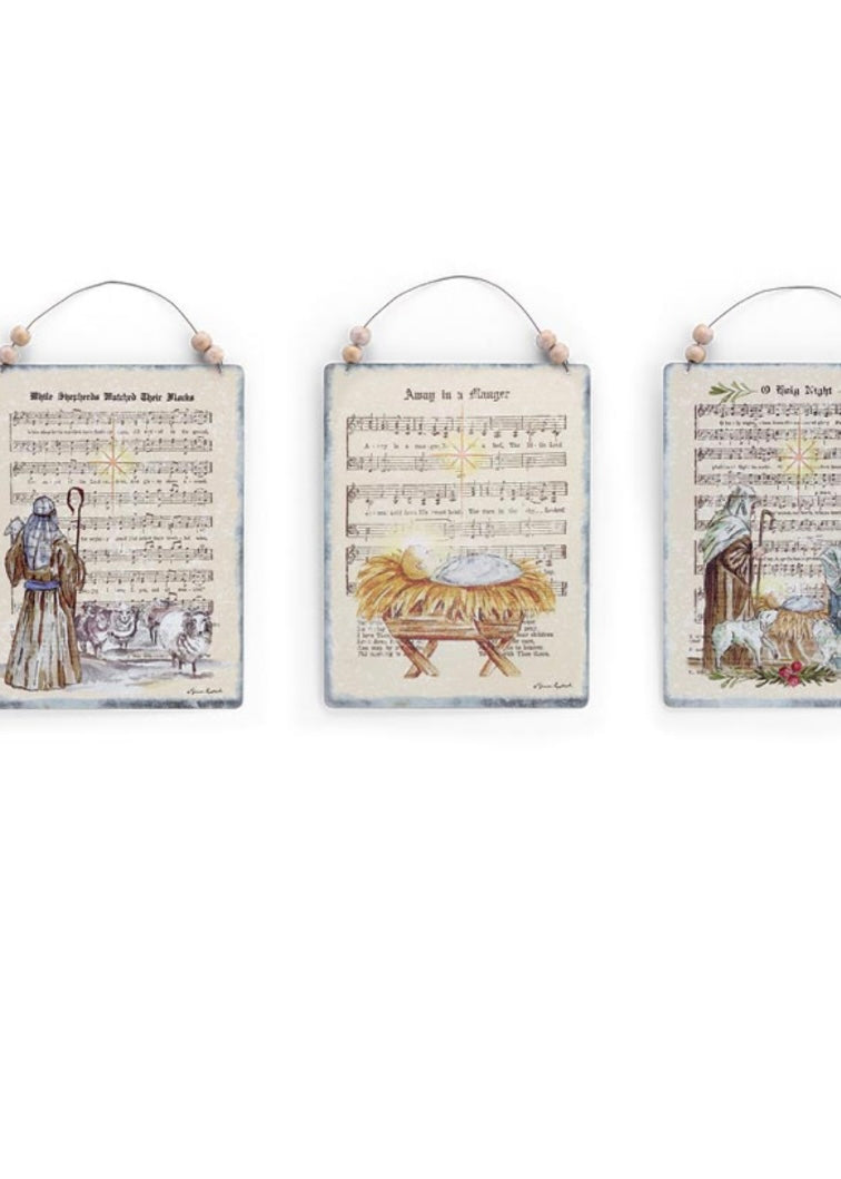 Joyful Melodies Tin Ornament
