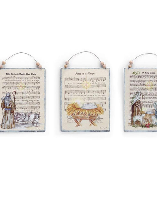 Joyful Melodies Tin Ornament