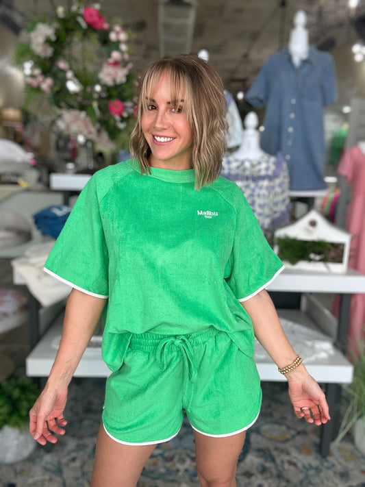 NEW! Summer Dream Shorts Set in Green