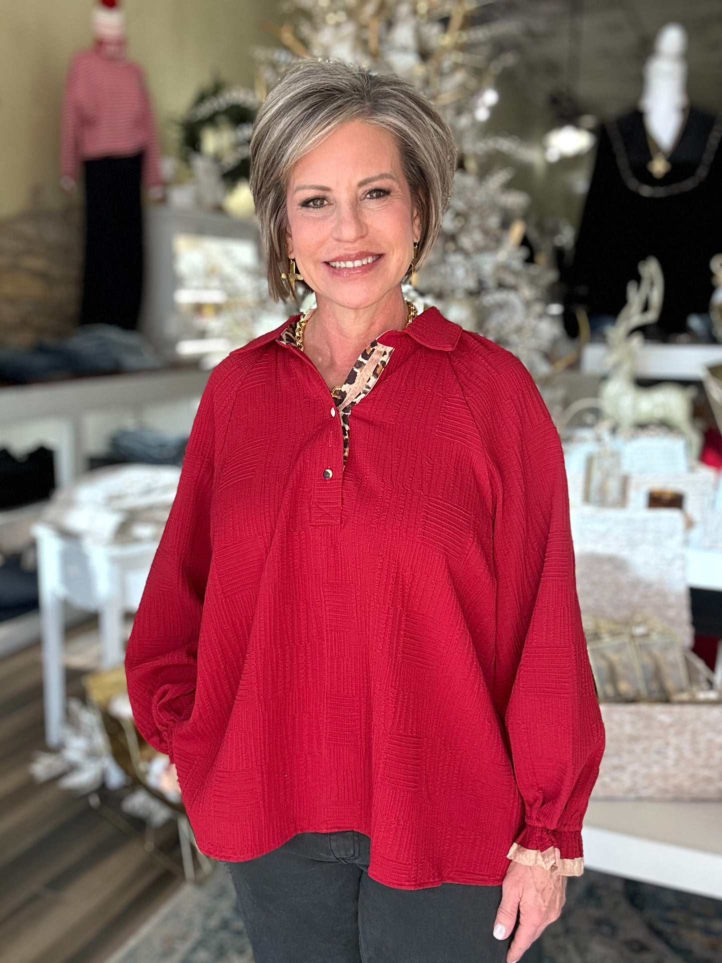 NEW! Bistro Charm in Crimson