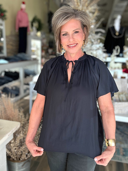 NEW! Subtle Elegance Top in Midnight
