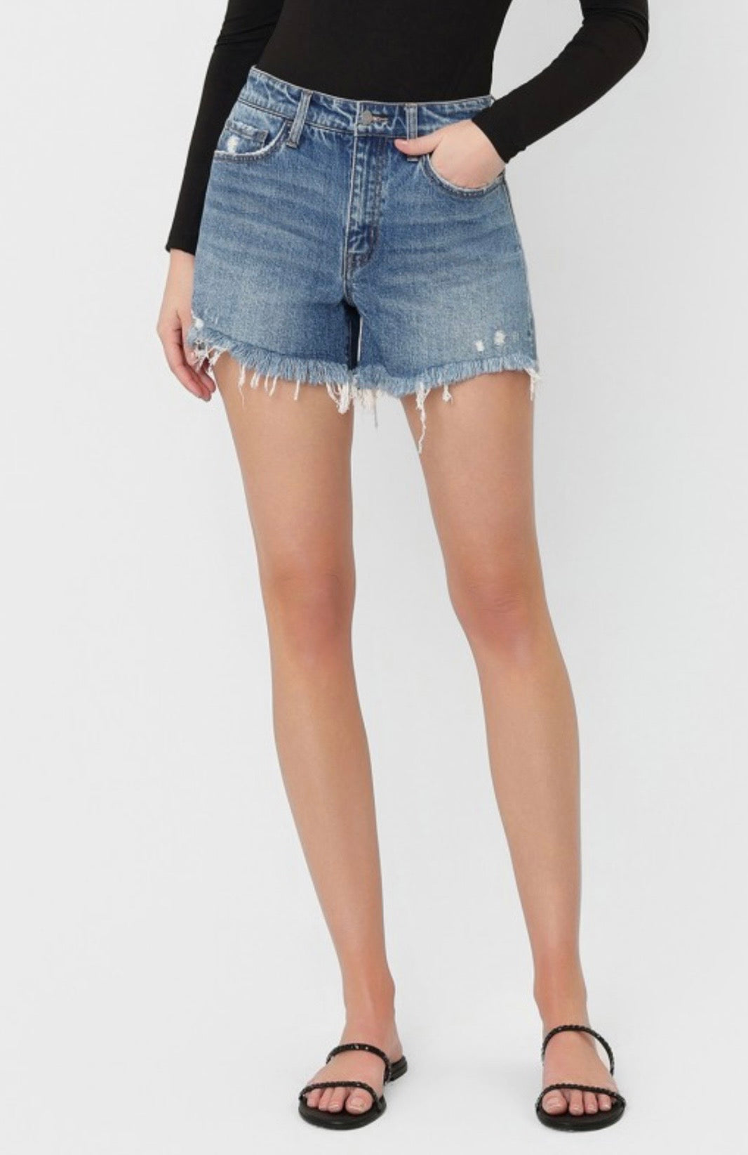 Reliable Rebecca Denim Shorts by Vervet