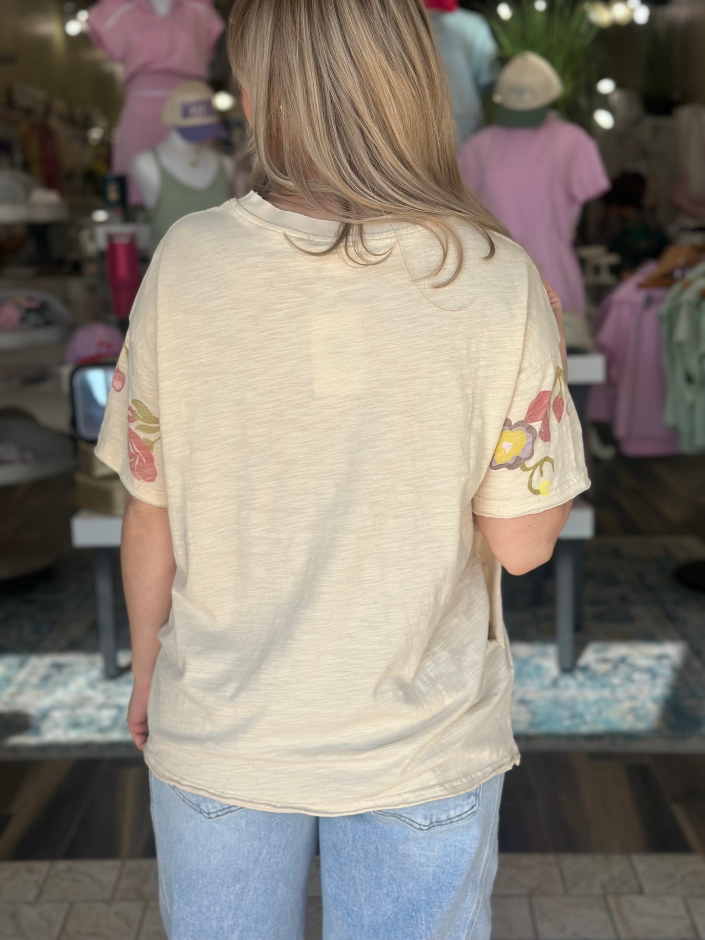 Butterfly Garden Oversized Tee