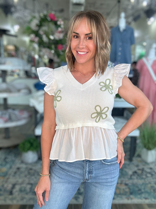 Sweet and Sassy Sweater Top