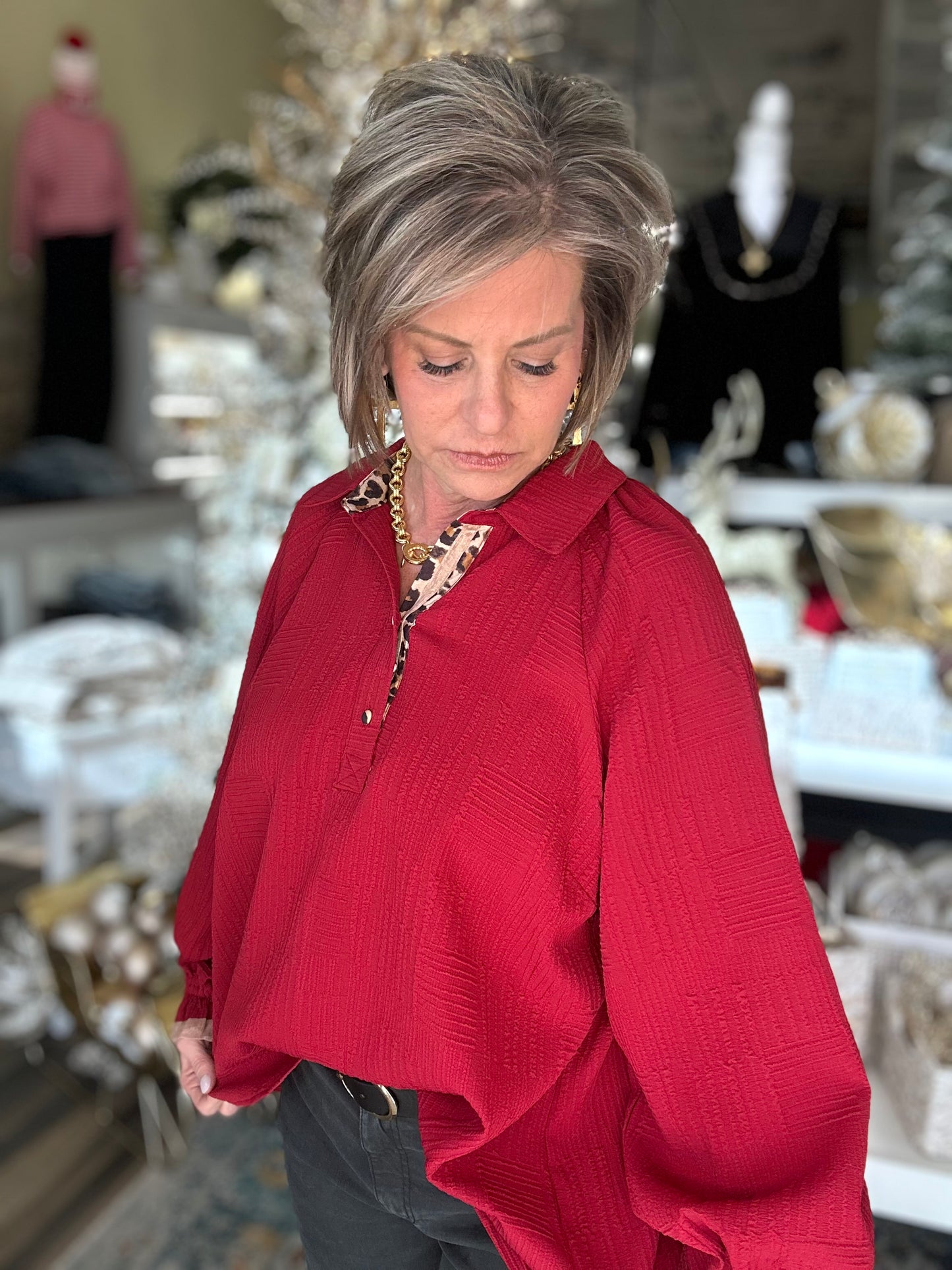 NEW! Bistro Charm in Crimson