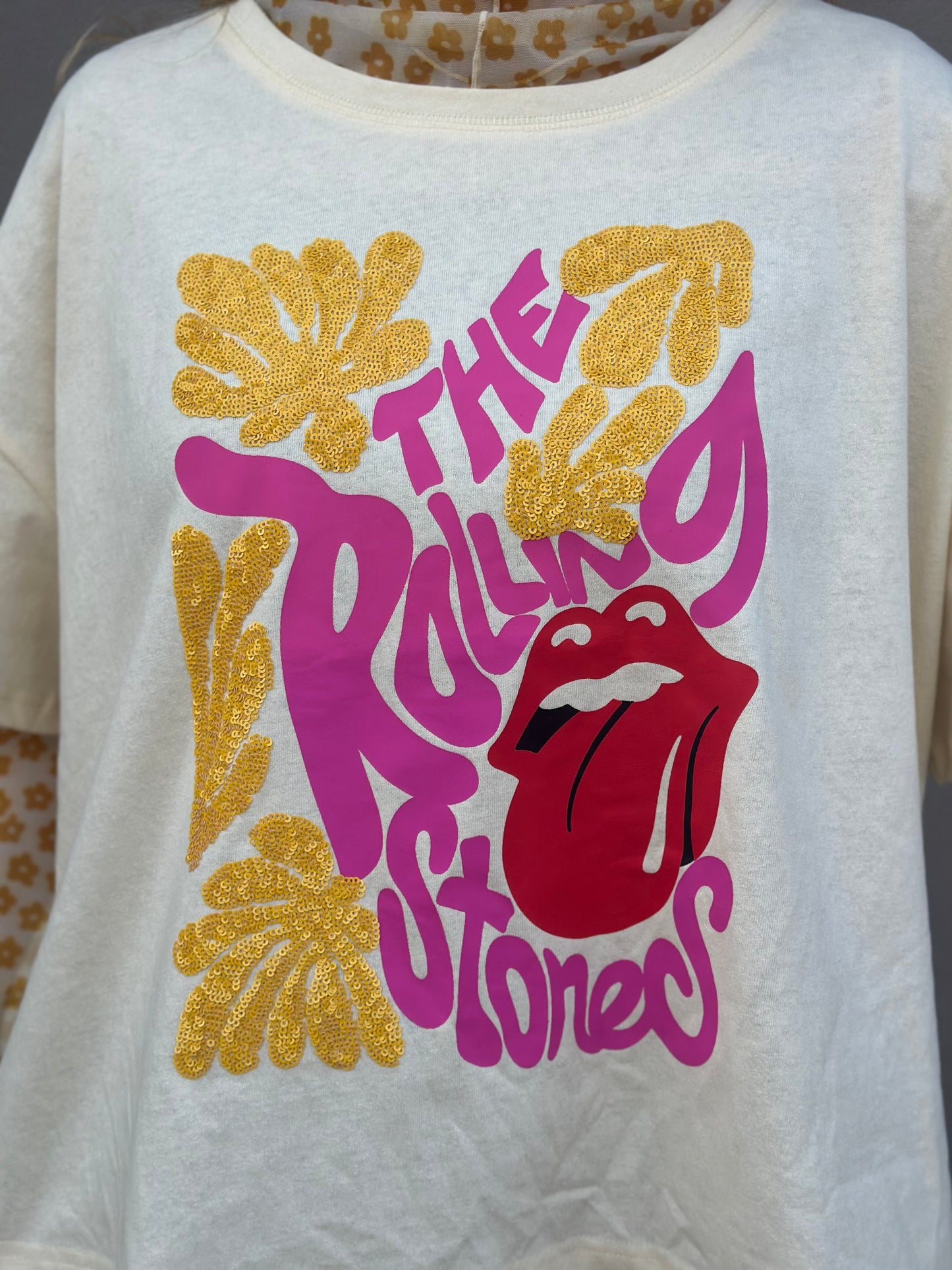 NEW! Rolling Stones Sequin Tee