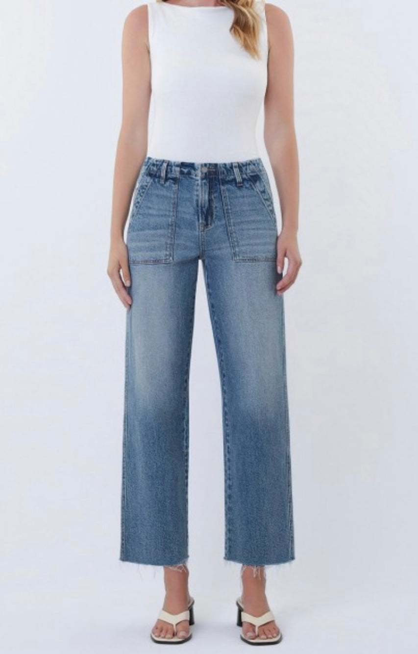 Aileeah Patch Pocket Jean by Vervet