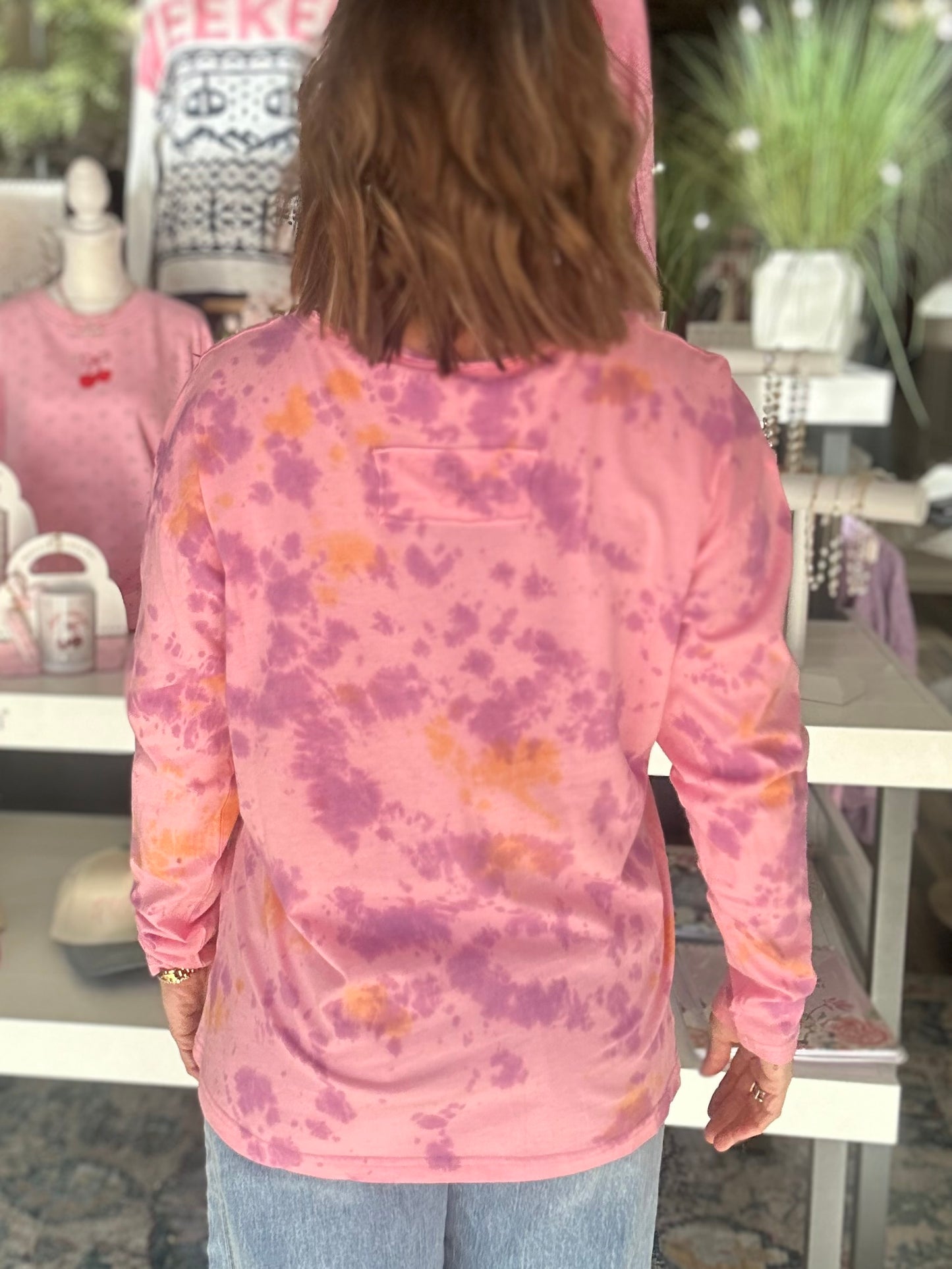 Floral Robin Top in Pink