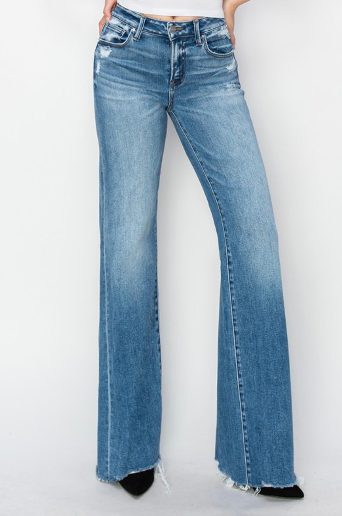 Suzie Wide Leg Jean by Risen
