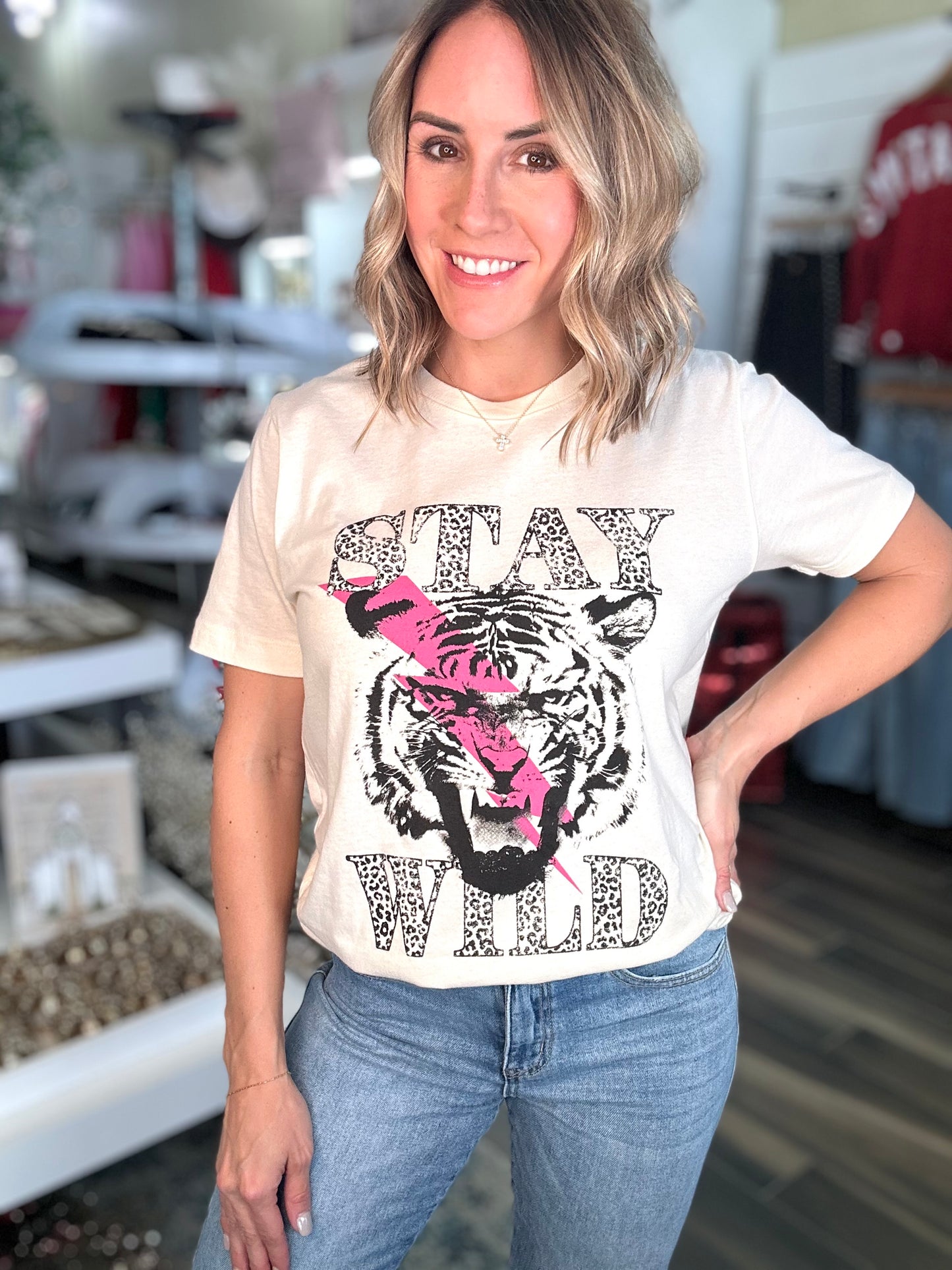 Stay Wild Tiger Graphic Tee