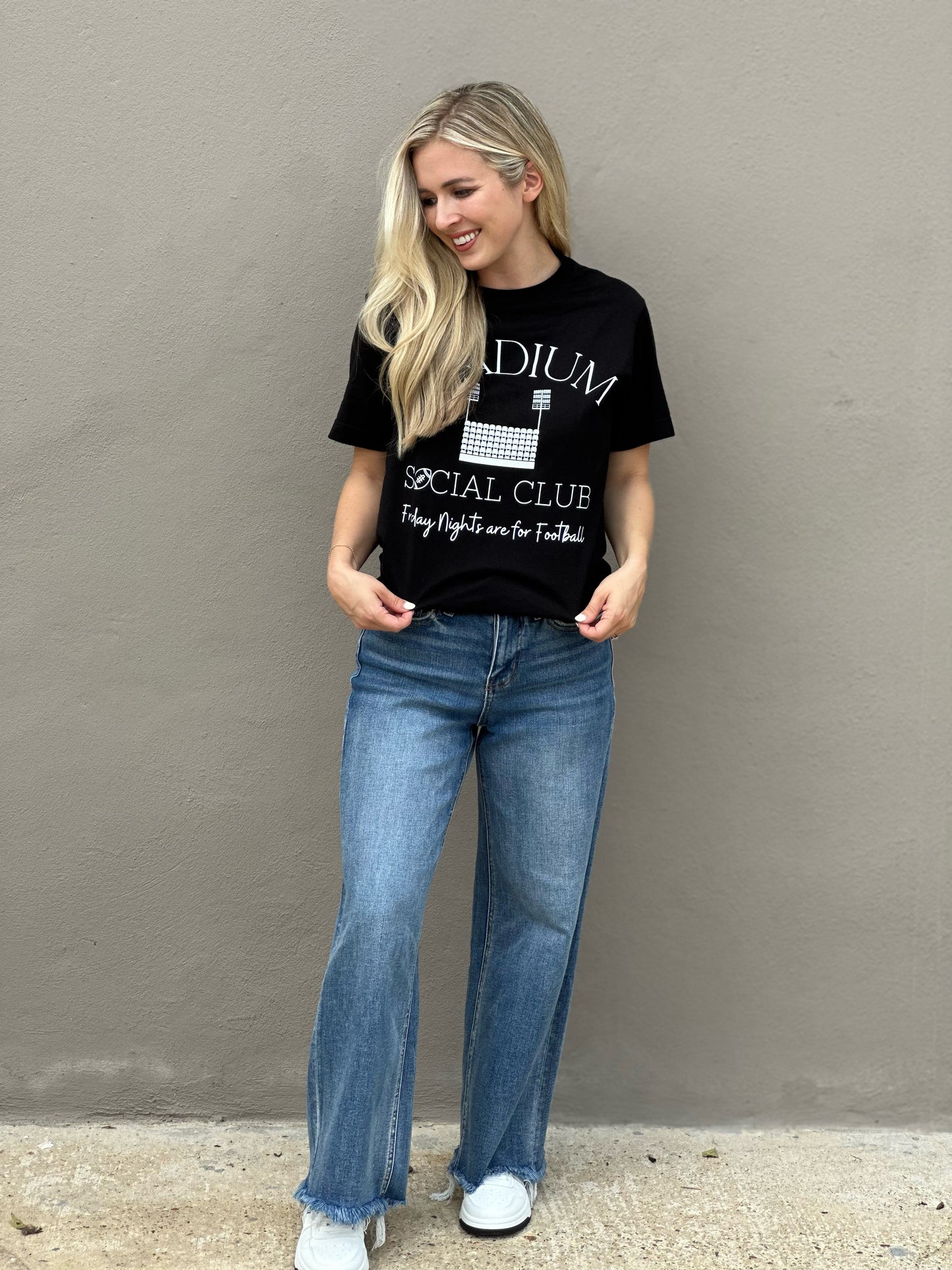 Stadium Social Club Game Tee in Black Extended