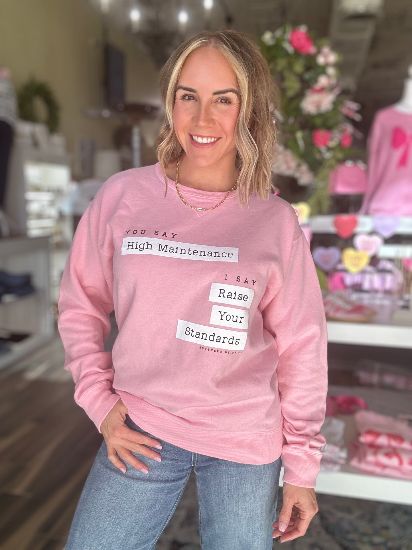 NEW! Raise Your Standards Sweatshirt