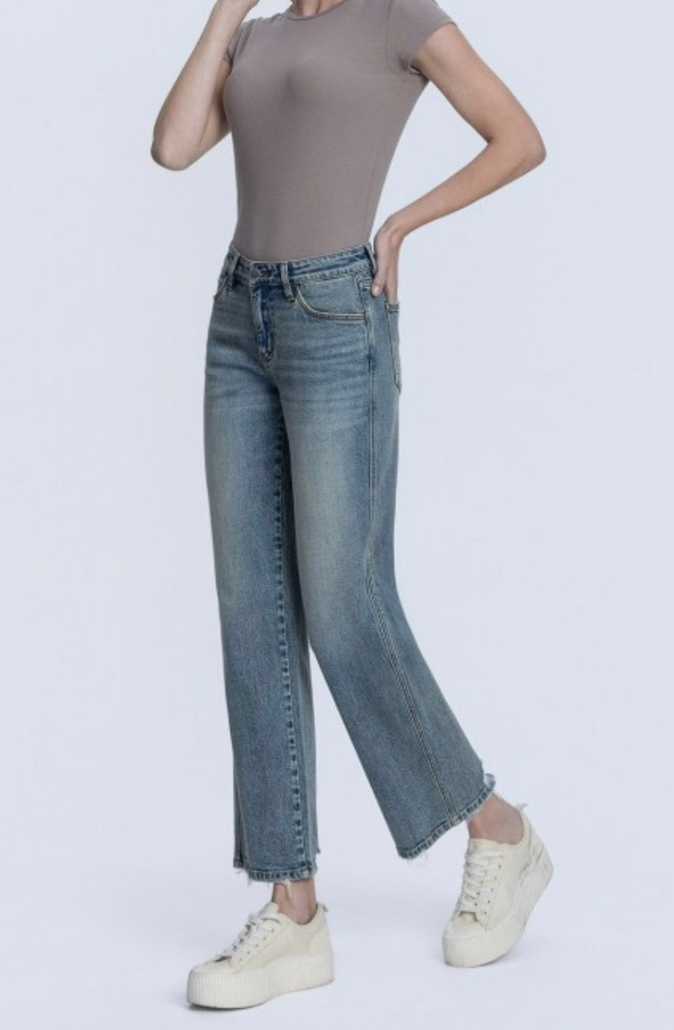 Nila Straight Tinted Jean by Flying Monkey