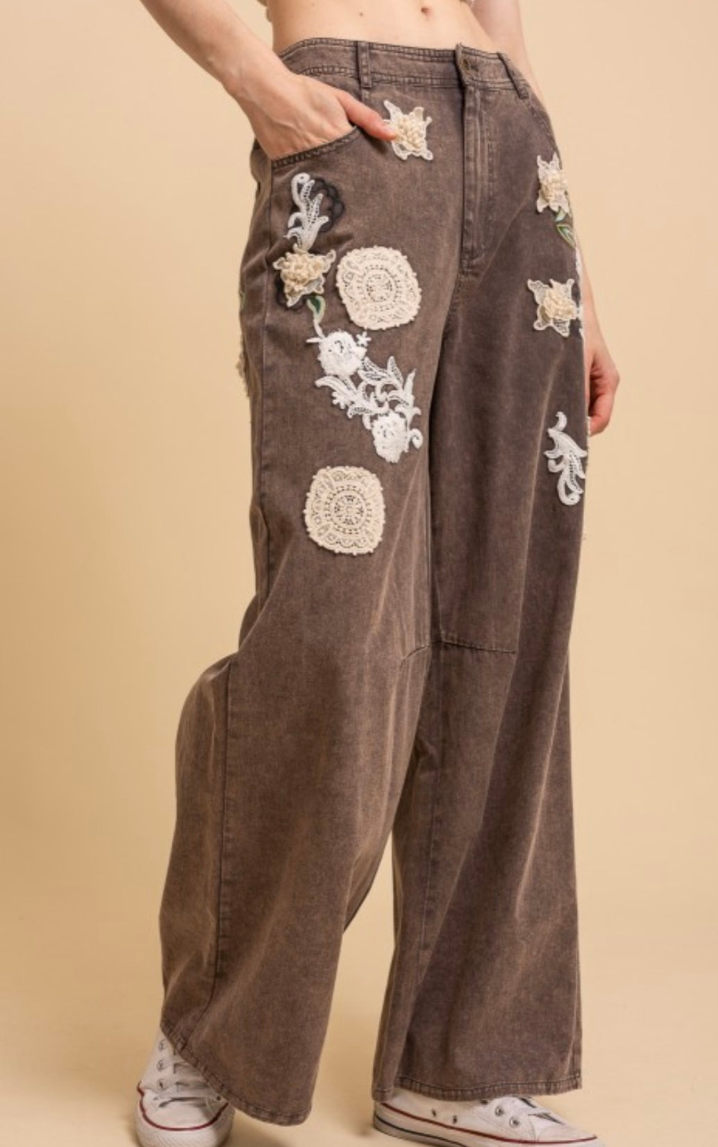 Valerie Vintage Crochet Pants