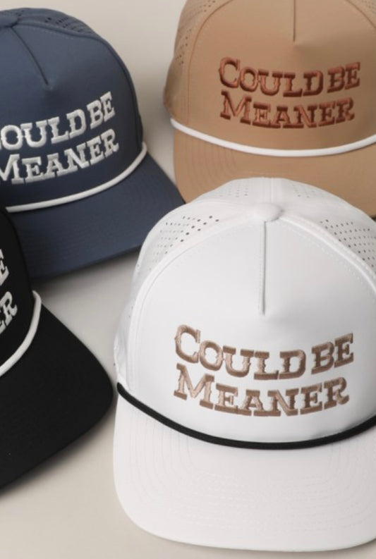 Could Be Meaner Rope Trucker Cap