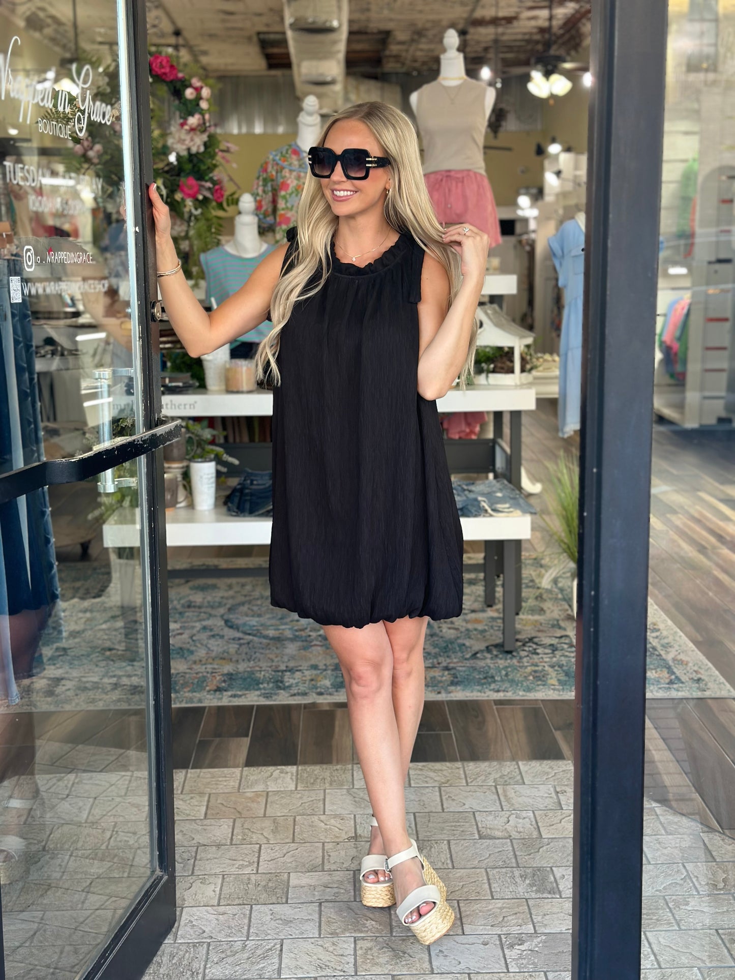 NEW! Sweet Energy Dress in Black