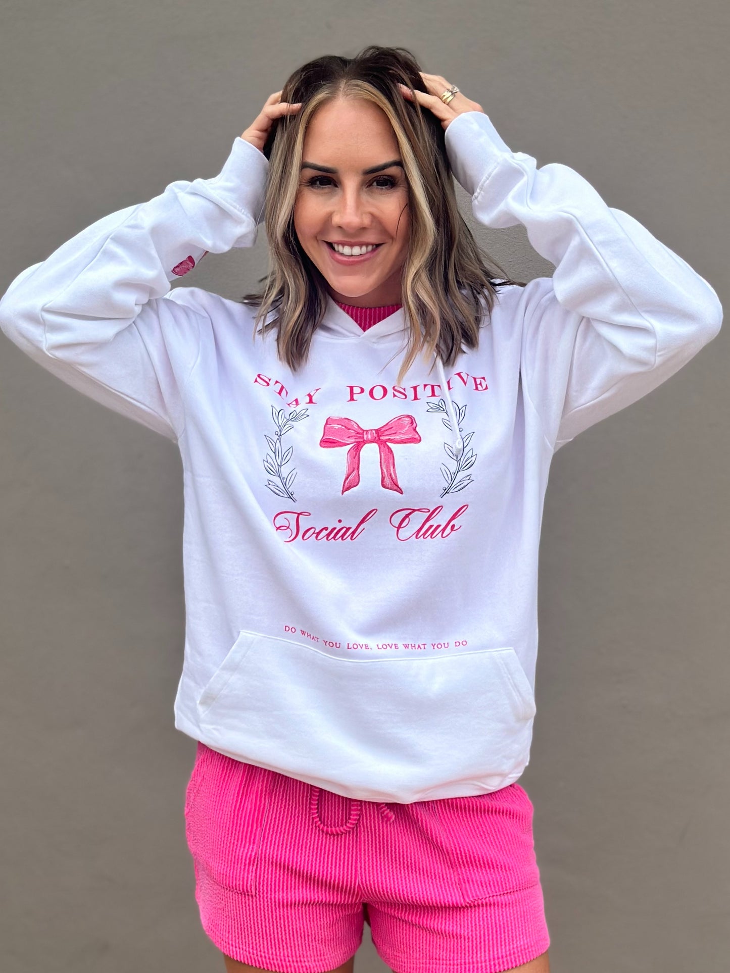 NEW! Stay Positive Sweatshirt Hoodie