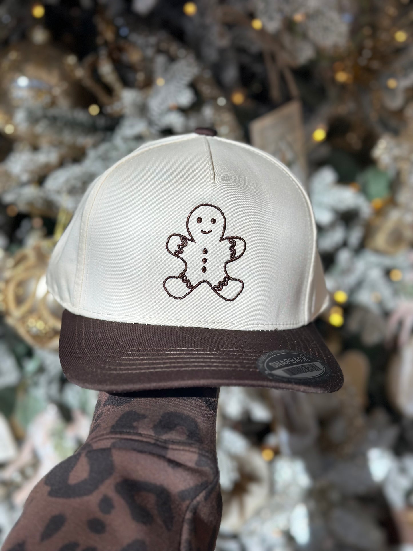 Gingerbread Holiday Cap