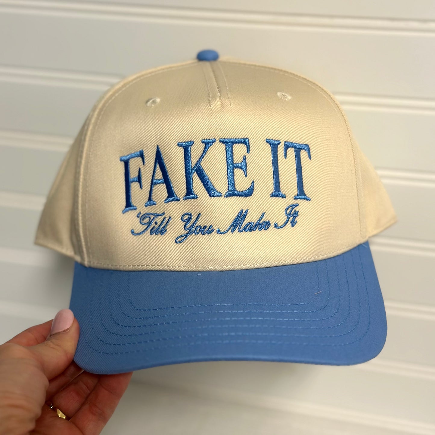Fake It 'Till You Make It Vintage Cap