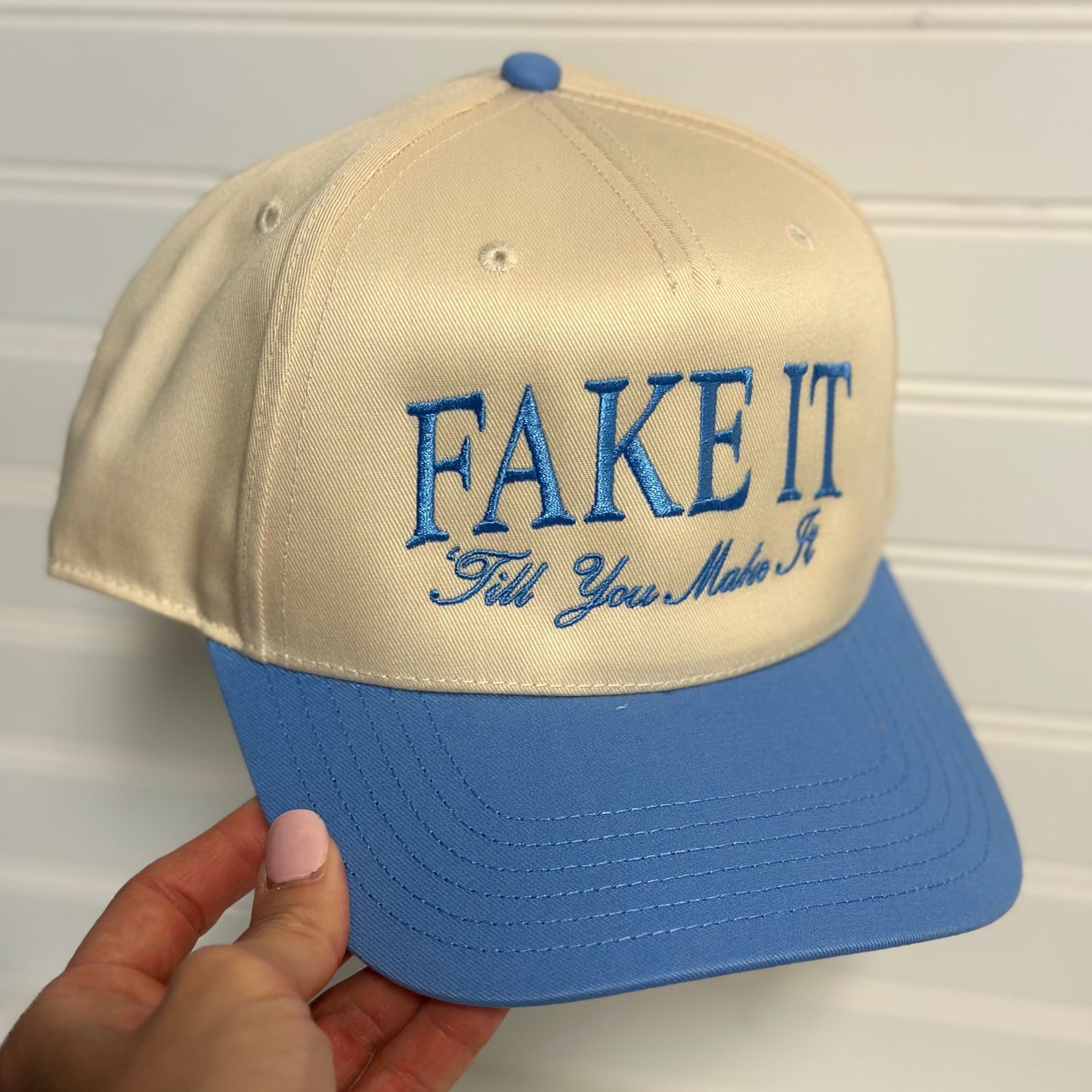 Fake It 'Till You Make It Vintage Cap