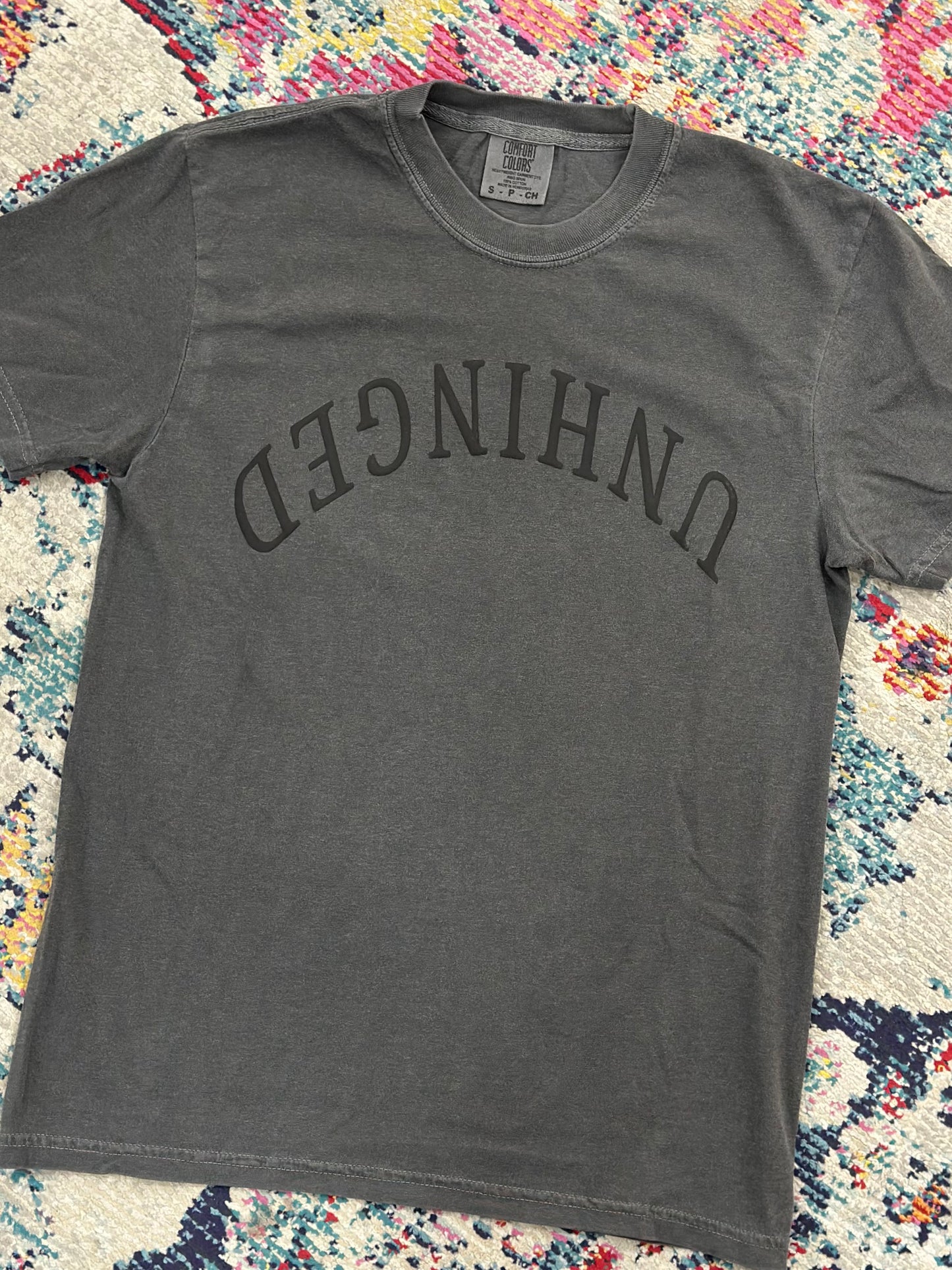 UNHINGED Puff Print Tee