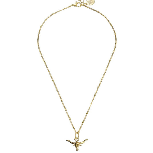 Susan Shaw Longhorn Dainty Necklace
