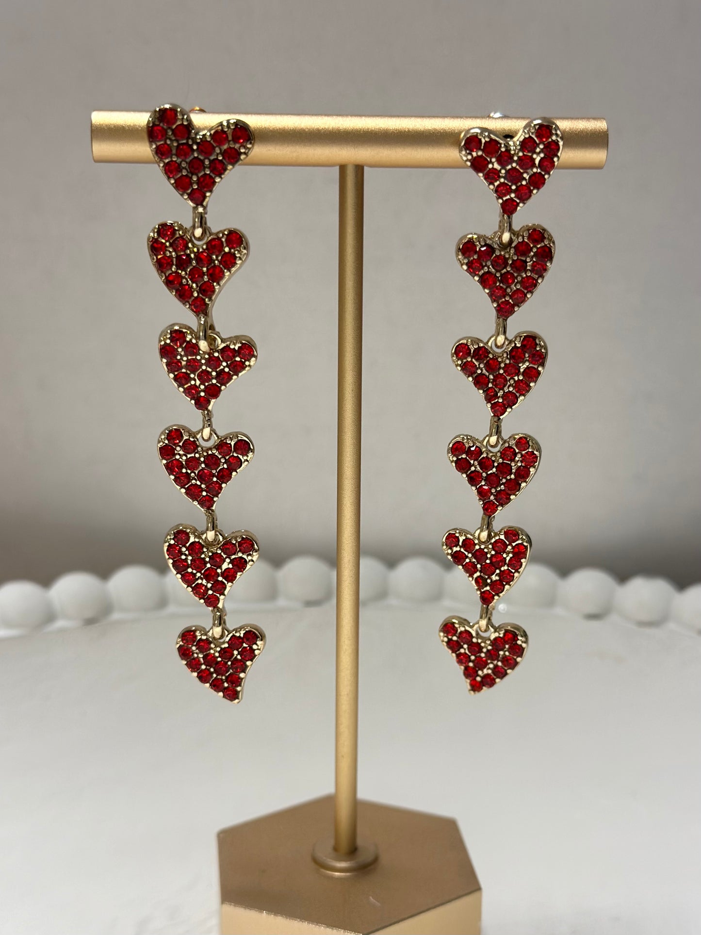 Red Heart Dangles