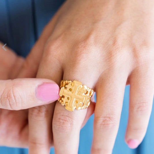 Susan Shaw Jerusalem Cross Ring