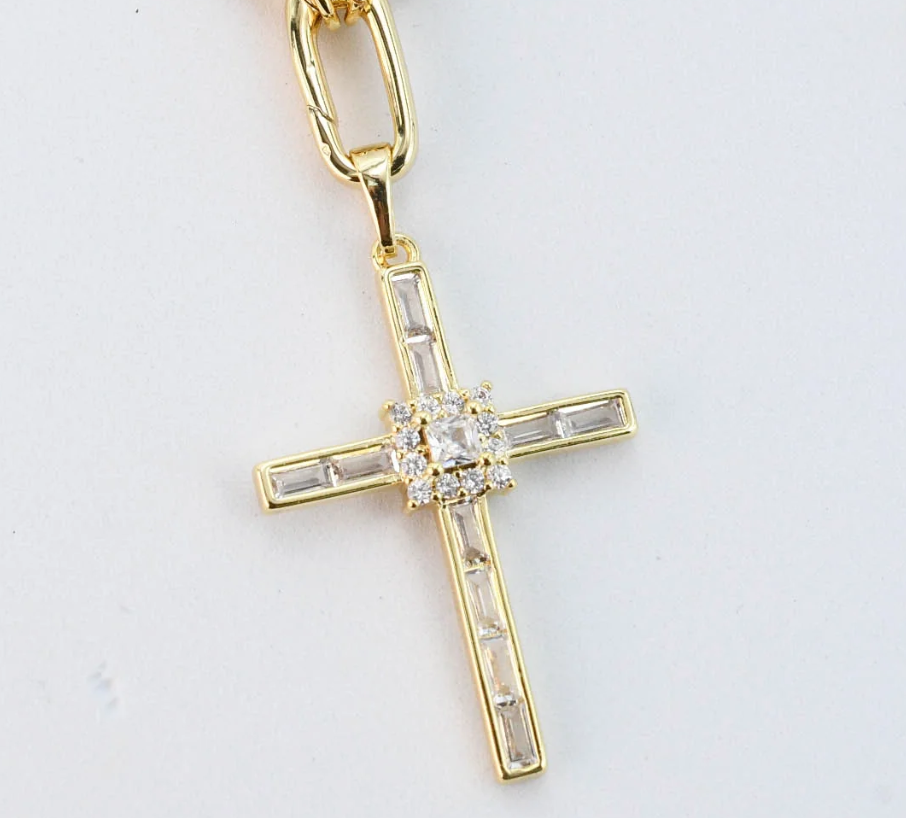 Elegant Cross Necklace