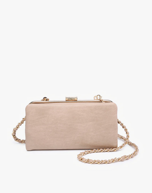 Sue Beige Wallet Crossbody