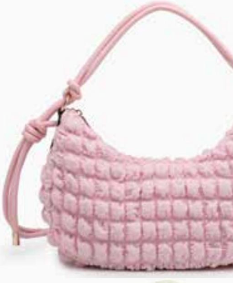 Nelly Quilted Pink Crossbody