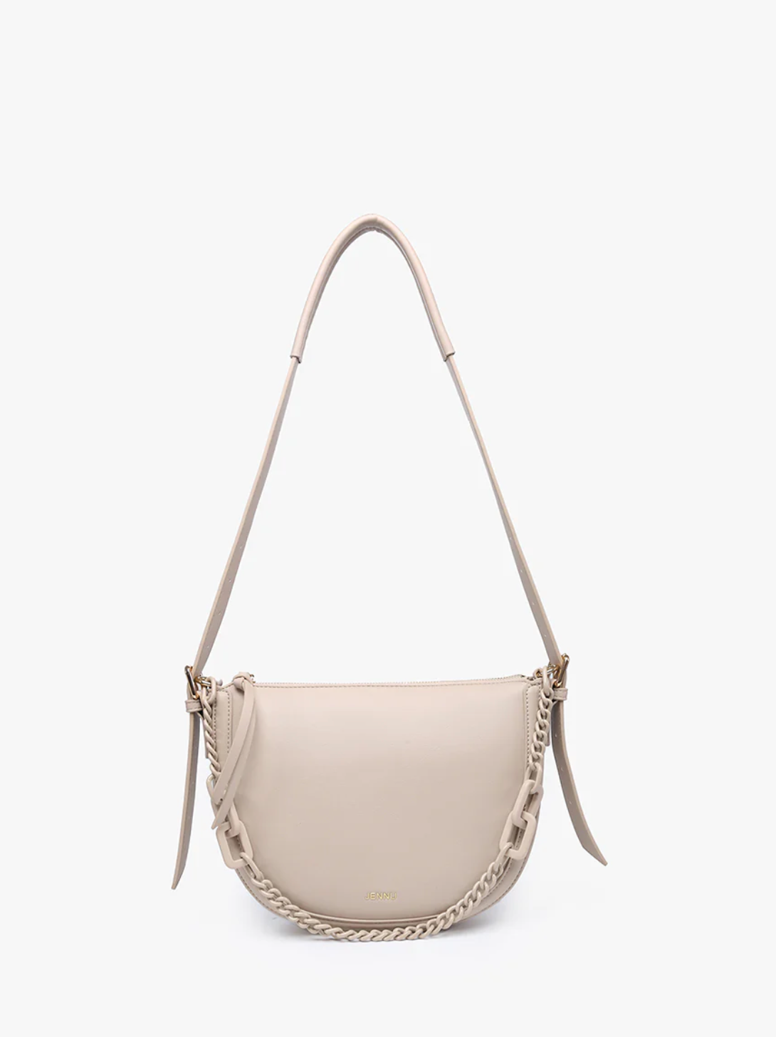 Delhi Taupe Saddle Bag Crossbody