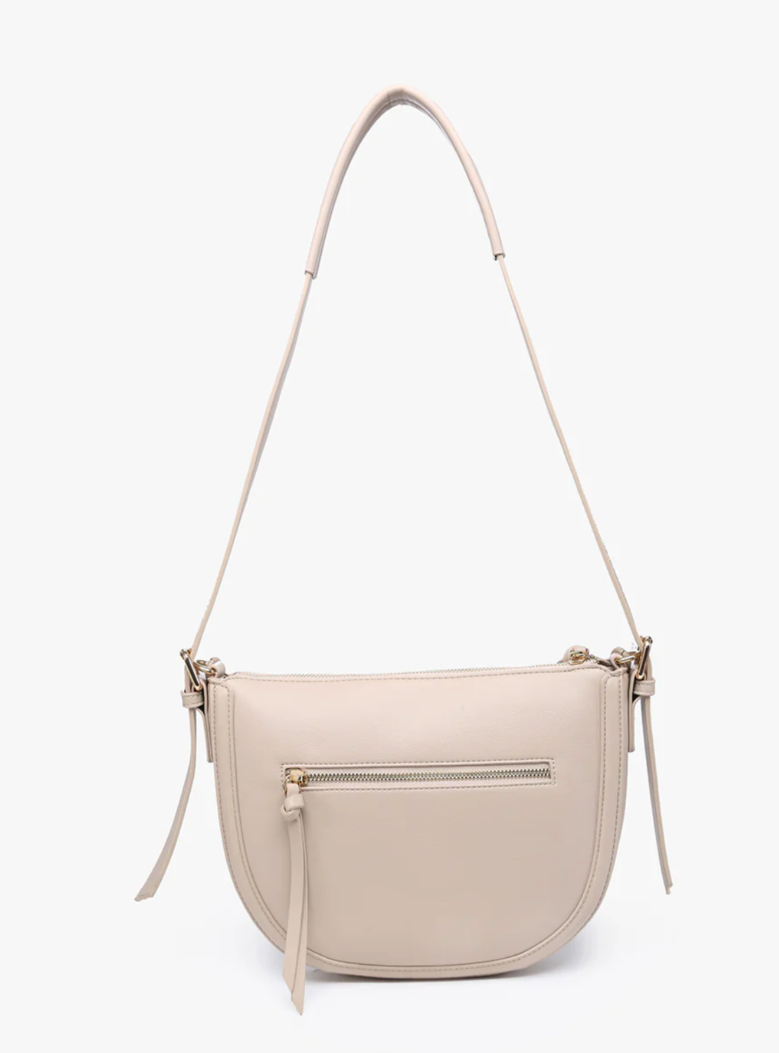 Delhi Taupe Saddle Bag Crossbody