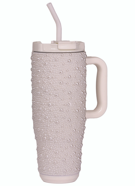 White Pearl 40oz Tumbler