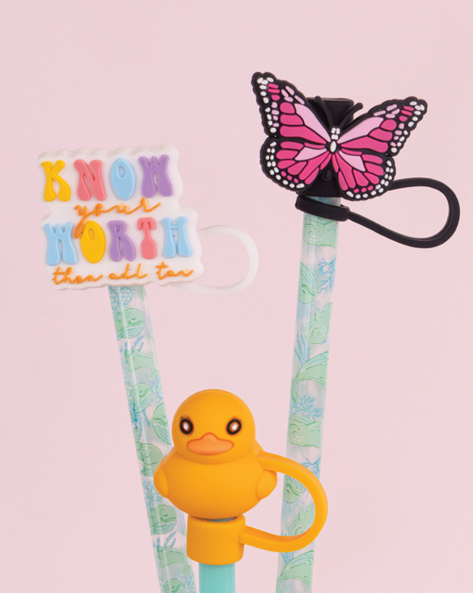 Butterfly Straw Covers